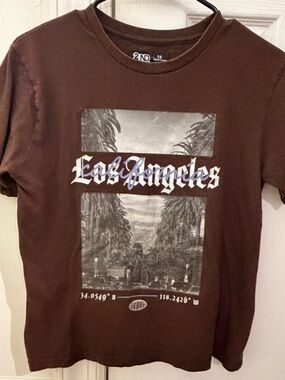 Kids Los Angeles Graphic Tee - Brown